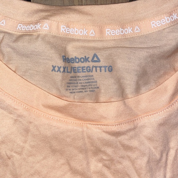 NWT Reebok Peach colored athletic shirt size XXXL - Picture 2 of 2